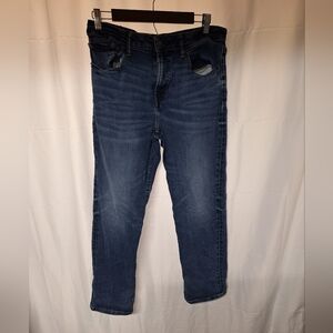 American Eagle Outfitters Dark Blue Straight Jeans